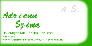 adrienn szima business card